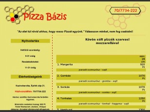 Pizza Bázis